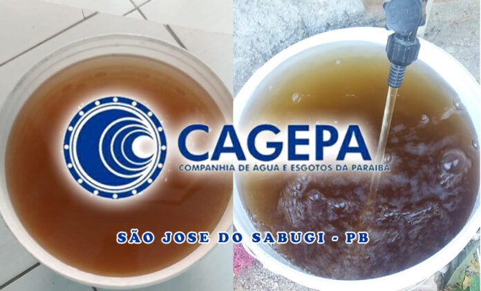 População de São José do Sabugi reclama com a coloração e odor da água fornecida pela CAGEPA