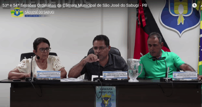 Câmara de vereadores de São José do Sabugi aprova contas de 2020 do prefeito Segundo Domiciano