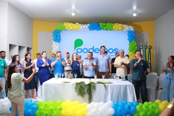 ATO DE FILIAÇÃO AO PODEMOS SE TORNA EM GRANDE FESTA POLÍTICA EM PROL DAS PRÉ-CANDIDATURAS DE TATIANA FÁTIMA E CAIO CABRAL EM SANTANA DO SERIDÓ.