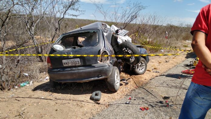 Delegado da Polícia Civil, Heriberto Paulino morre em um trágico acidente próximo a Juazeirinho