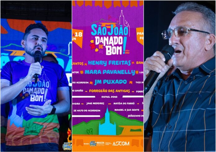 Prefeitura de Malta divulga o São João Danado de Bom 2023. Evento terá 8 dias de muito forró