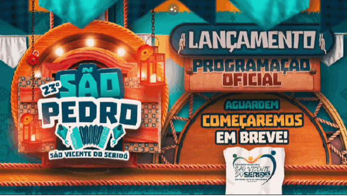 Confira a Programação do São Pedro 2023 de São Vicente do Seridó - PB