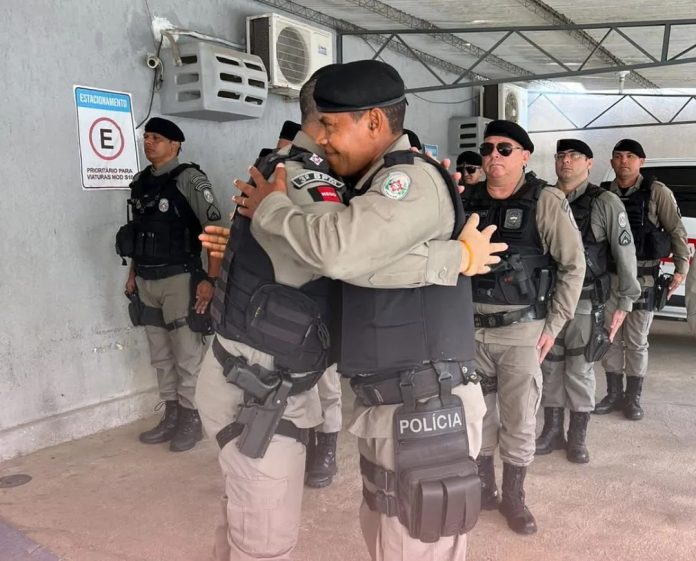 Polícia Militar realiza troca de comando da 3ª CIA do 3º BPM, em Santa Luzia