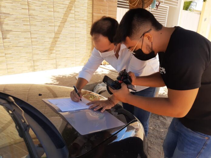 Prefeito Segundo assina ordem de serviço para pavimentação de várias ruas de São José do Sabugi