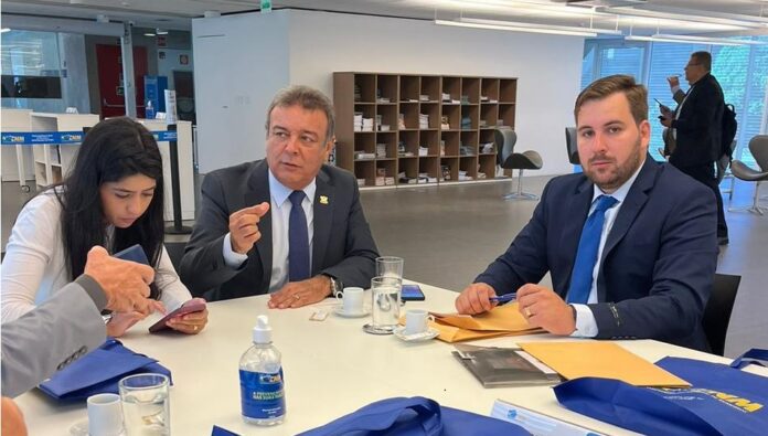 Vereador Caio Cabra, de Santana do Seridó, cumpre agenda em Brasília ao lado do Prefeito Hudson