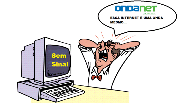 População reclama com a falta de internet