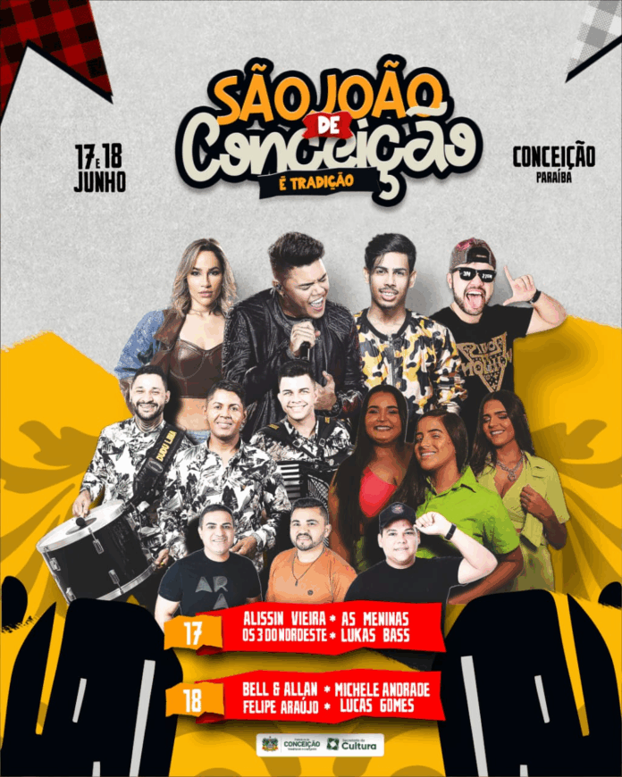 Confira a Programação do São João 2023 de Conceição - PB