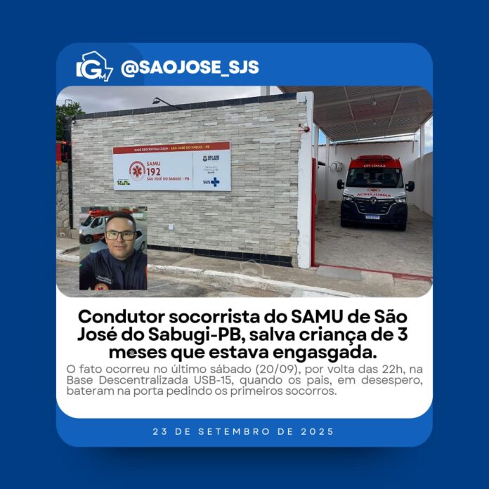 O fato ocorreu no último sábado (20/09), por volta das 22h, na Base Descentralizada USB-15, quando os pais, em desespero, bateram à porta pedindo os primeiros socorros.