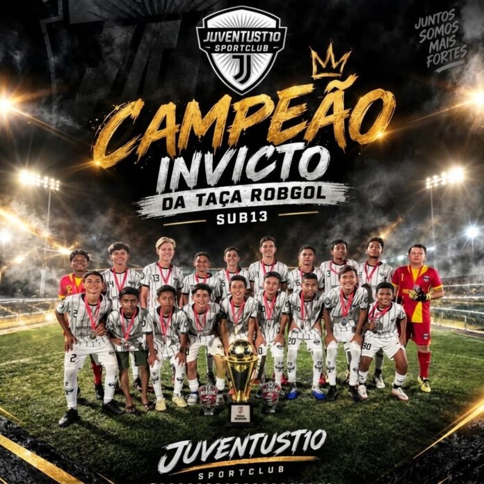 Juventus T10 campeão invicto da Copa Robgol Sub-13