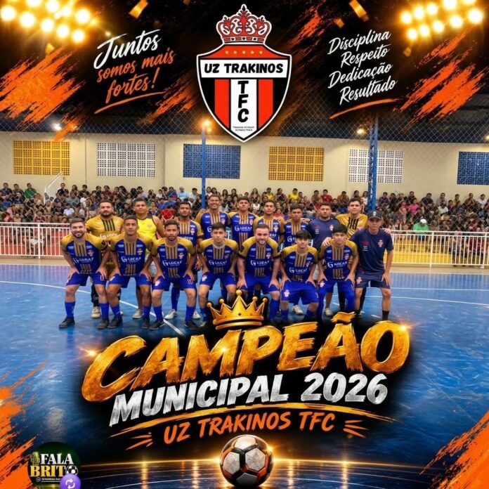 Uz Trakinos campeão do Futsal Municipal de Junco do Seridó 2026
